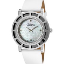 Elini Barokas Watches Women's Barokas Diamonds White MOP Dial White Sa