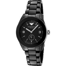 Emporio Armani Ceramic Watch Black Ar1422 For Women