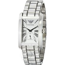 Emporio Armani Classic Men's Silver Dial Watch Ar0145