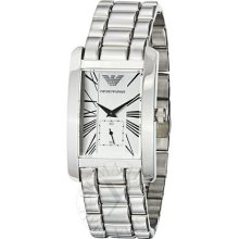 Emporio Armani Classic Men's Silver Dial Watch Ar0145