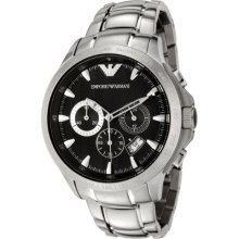 Emporio Armani Gents Sport Chronograph Stainless Steel Bracelet Watch