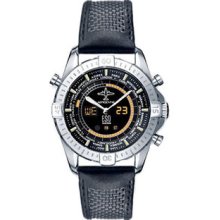 ESQ 07301133 Men's Aerodyne Digital World Time Strap Watch
