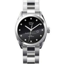 Esq By Movado Men`s Swiss Movement Watch W/ Stainless Steel Bracelet