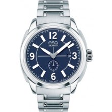 ESQ Excel 07301409 Stainless Steel Watch With Blue Dial