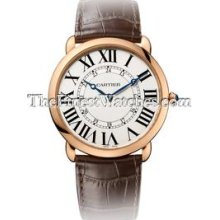Extra-Large Cartier Ronde Louis Cartier Pink Gold Watch W6801004