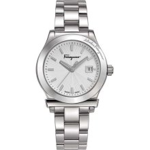 Ferragamo Women's F63SBQ9902 S099 1898 Steel Bracelet Date Watch ...