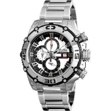 Festina Mens Tour De France Stainless Watch - Silver Bracelet - White Dial - F16599-1