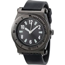 FMD Grey Dial Grey Rubber Strap Mens Watch ZRT15555F11