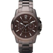 Fossil Brown Ion Chronograph Mens Watch FS4608