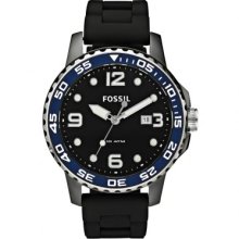 Fossil CE5004 Men's Ceramic Black Dial Watch