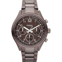 Fossil CH2811 Flight Ladies Brown Chronograph Watch