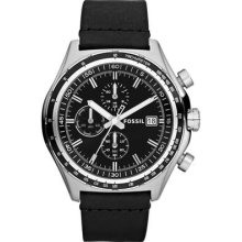 Fossil Decker Leather Chronograph Mens Watch Ch2810