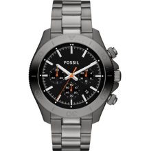 FOSSIL FOSSIL Retro Traveler Chronograph Stainless Steel Watch - Smoke
