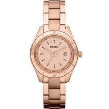 Fossil 'Mini Stella' Bracelet Watch, 30mm Rose Gold