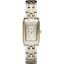 Fossil Two-tone Vintage Style Ladies Watch Es2848