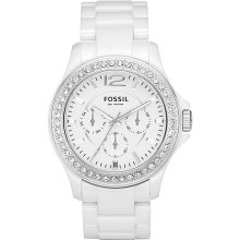 Fossil White Ceramic Ladies Watch CE1010-F