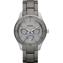 Fossil Women's Grey Aluminum and Steel 'Stella' Watch (Fossil Women's Stella Grey Aluminum Watch)