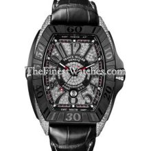 Franck Muller Conquistador GPG 9900SCDTGPG Titanium Diamond Watch