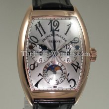 Franck Muller Master Banker Lunar Rose Gold Mens Watch 7880mbldt $42,000