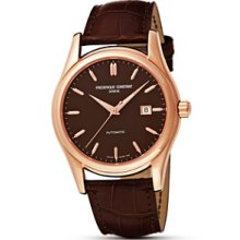 Frederique Constant Clear Vision Brown Dial Mens Watch 303C6B4