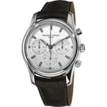 Frederique Constant Men's Peking Swiss Made Automatic Chronograph Leather Strap Watch