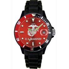 Frontier Watches US Marines Red with Black Analog Watch