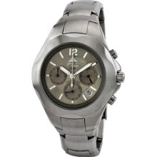 Fujitime Men's Watch - M2902-h Ninnaji Series, Grey Chronograph Stainless Steel