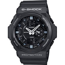G-Shock Extra Large Ana-Digi with Matte Black Resin Band and Black 3D