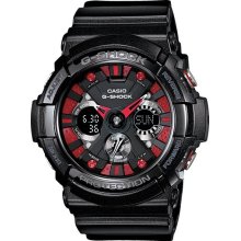 G-Shock GA-200SH-1A X-Large Black & Red Watch