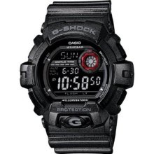 G-shock Illuminator Plastic Resin Case And Bracelet Black Digital Dial