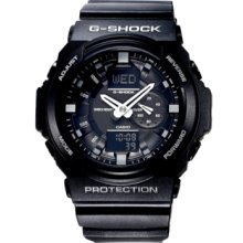 G-Shock Watch, Mens Analog Digital Black Resin Strap 55mm GA150-1A