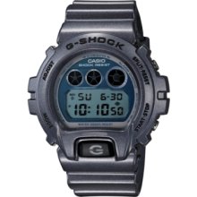 G-Shock Watch, Mens Digital Blue Resin Strap 50x53mm DW6900MF-2