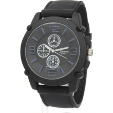 Geneva Men's Large Chrono Watch