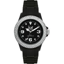 Genuine Ice-watch Stone Sili Black Small St.bs.s.s