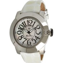 Glam Rock SoBe 44mm Stainless Steel Watch with Patent Strap- GR32050 Watches : One Size