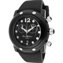 Glam Rock Watches Women's Miami Beach Chronograph Black Dial Black Sil