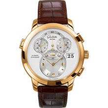 Glashutte PanoMaticChrono XL Pink Gold Watch 95-01-31-11-05