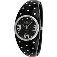 Golden Classic Women's Jelly Jean Watch in Black