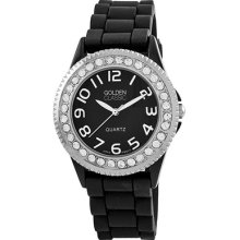Golden Classic Women's Savvy Jelly Watch in Black