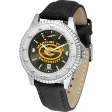 Grambling State Tigers Competitor AnoChrome Men's Watch with Nylon/Leather Band