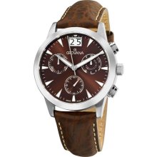 Grovana Mens Brown Chronograph Dial Quartz Watch