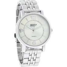 Gruen II Quartz Mens 38mm Classic Silver Tone Bracelet Dress Watch GRT560