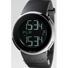 Gucci 114 I-Gucci Womens Digital Black Strap Watch YA114401