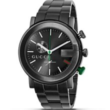 Gucci G Chrono Collection Black PVD Watch, 44 mm