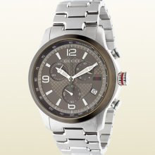 Gucci g-timeless collection watch with a stainless steel bracelet