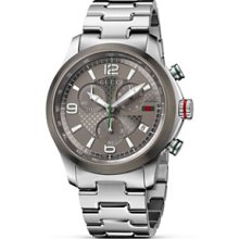 Gucci G-timeless Grey Dial Stainless Steel Mens Watch YA126238