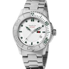 Gucci G-Timeless Stainless Steel Mens Watch YA126232