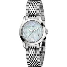 Gucci Stainless Steel Bracelet Black Dial Women's Watch #YA126505