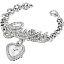Guess Designer Women's Watches, Signature Heart Bracelet Watch