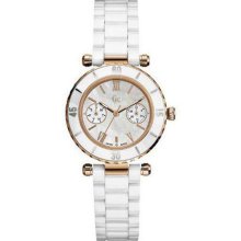 GUESS Diver Chic White Ceramic Ladies Watch G42004L1
